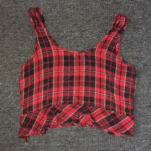 Plaid Crop Top